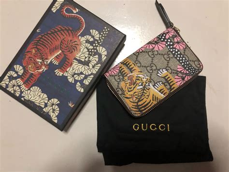 gucci wallet with tigers|gucci bengal tiger wallet.